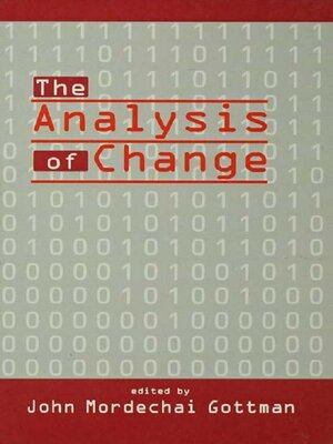 cover image of The Analysis of Change